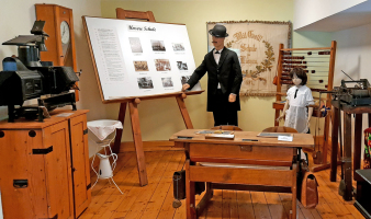 Schulzimmer in der Heimatstube.